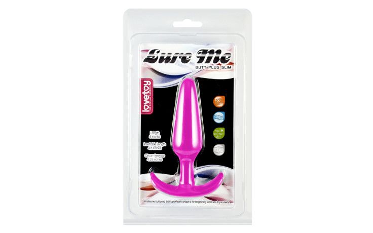 Lure Me Classic Anal Plug Large, Colour: Pink