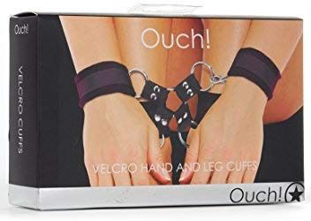 Velcro Hand &amp; Leg Cuffs, Colour: Black