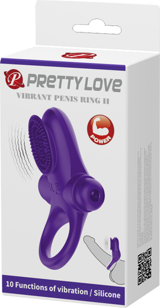Vibrating Penis Ring II, Colour: Purple