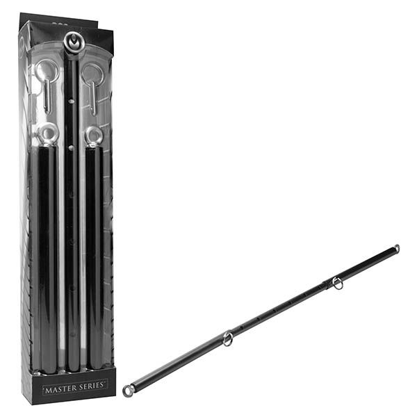 Master Series Black Steel Adjustable Spreader Bar, Colour: Black