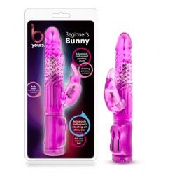 Beginner's Bunny Dual Vibrator, Colour: Pink