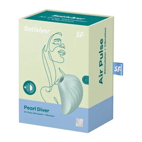 Satisfyer Pearl Diver, Colour: Green