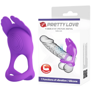 Vibrant Penis Ring - Silas, Colour: Purple