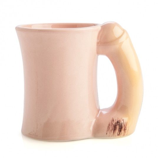Ceramic Mug Penis Handle