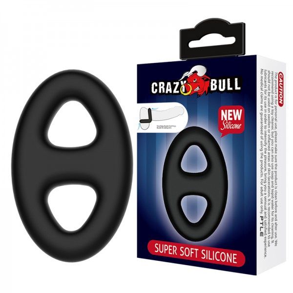 Silicone Dual Cock Ring -  Naethan