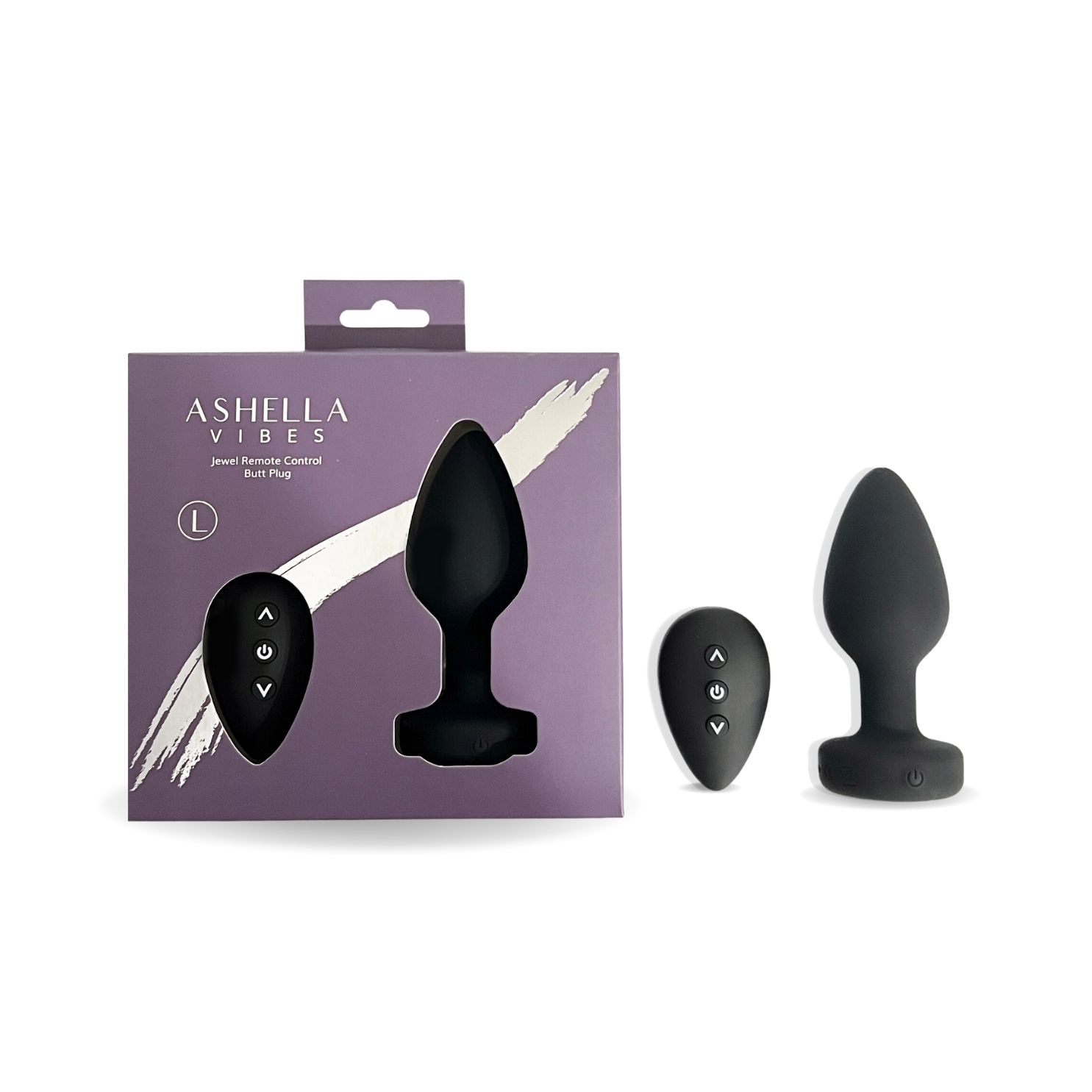 Ashella Jewel Remote Control Butt Plug