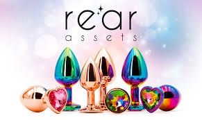 Rear Assets Rose Gold Butt Plugs