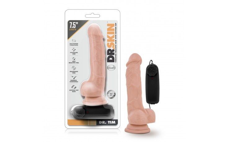 Dr. Skin Vibrating Cock, Style: Dr. Tim
