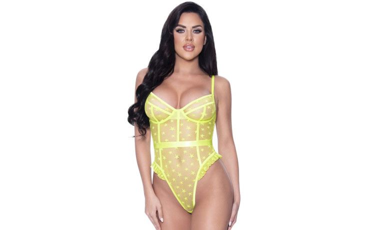High Leg Star Teddy, Size: M/L