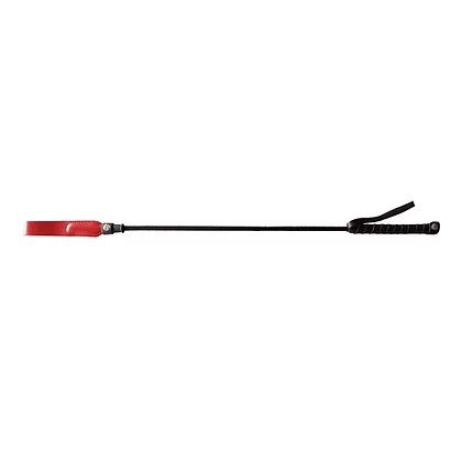 Rouge Long Riding Crop Slim Leather Tip 24"