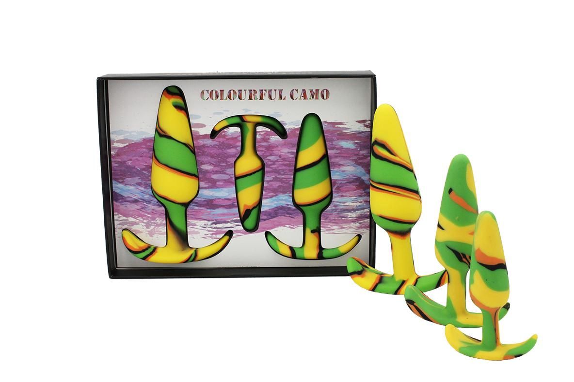 Colourful Camo Sail Anal Kit
