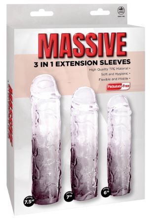 Massive 3 In 1 Extension Sleeves