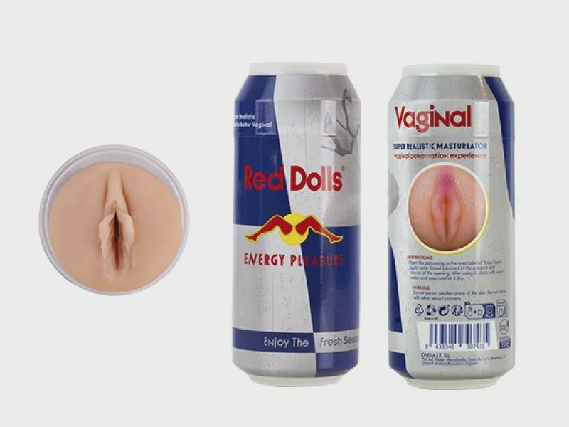 Alive Red Bull Masturbator TPE Flesh