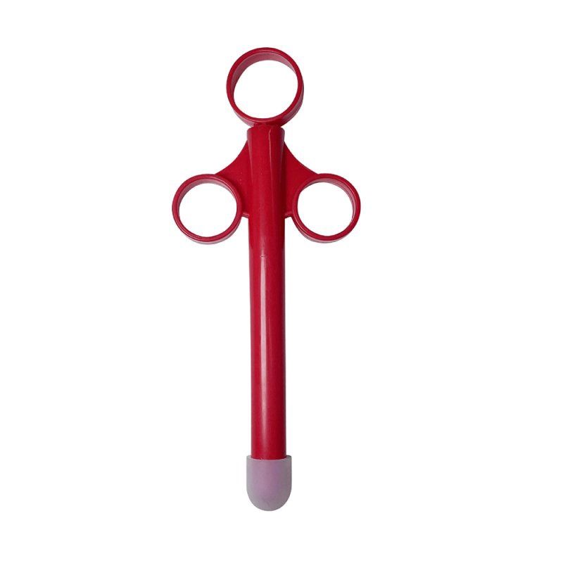 2pcs Pack Lubricant Syringe, Colour: Red