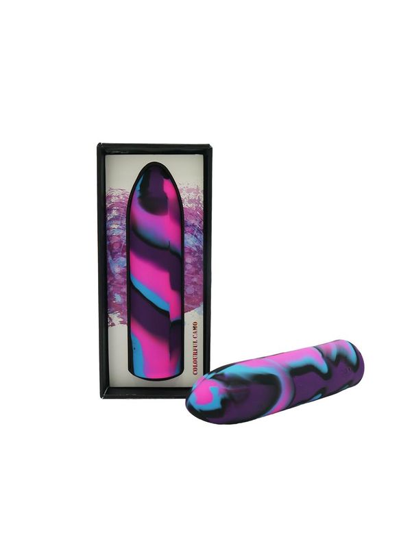 Colourful Camo Rechargeable Vibrator