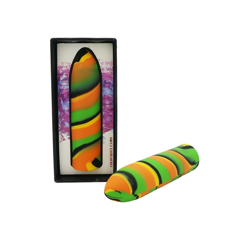 Colourful Camo Rechargeable Vibrator, Colour: Yellow