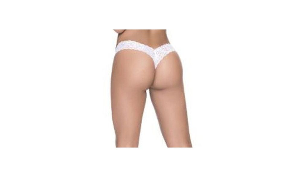 Sexy Lace Thong White