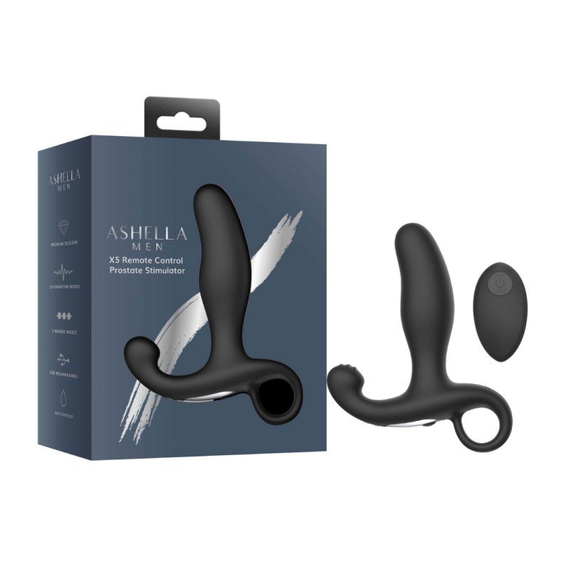 Ashella Men X5 Remote Control Prostate Stimulator