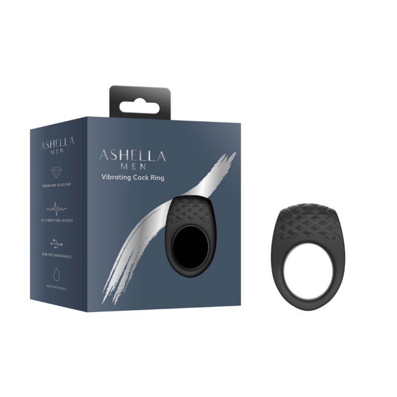 Ashella Men Vibrating Cock Ring