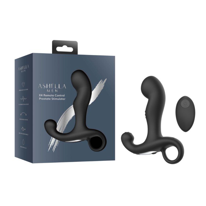 Ashella Men X4 Remote Control Prostate Stimulator