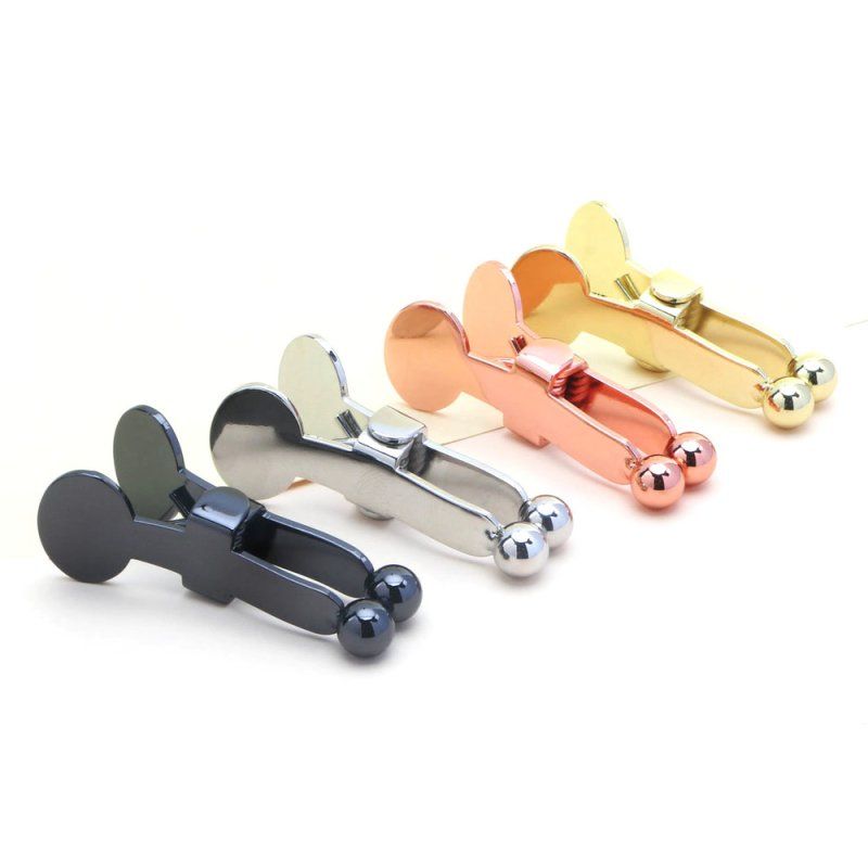 Metal Breast Clip, Colour: Bronze