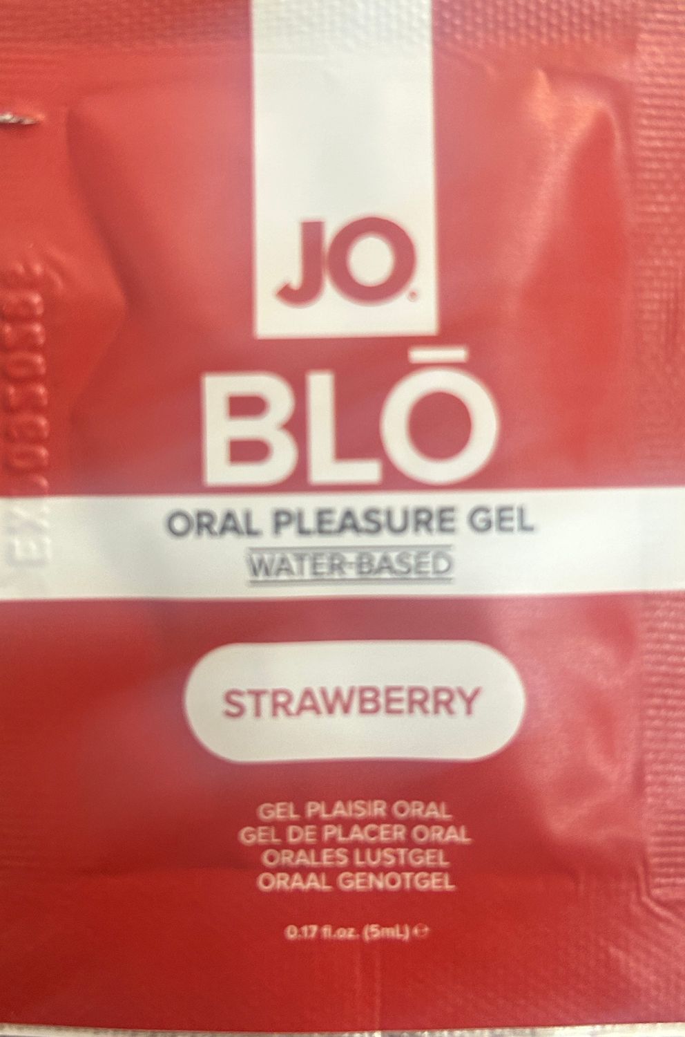 Jo Blo Oral Pleasure Gel Sachet