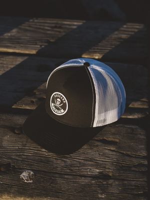 Rockers Retro Trucker Hat Black