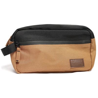 Hanger Toiletry Bag - Camel/Black