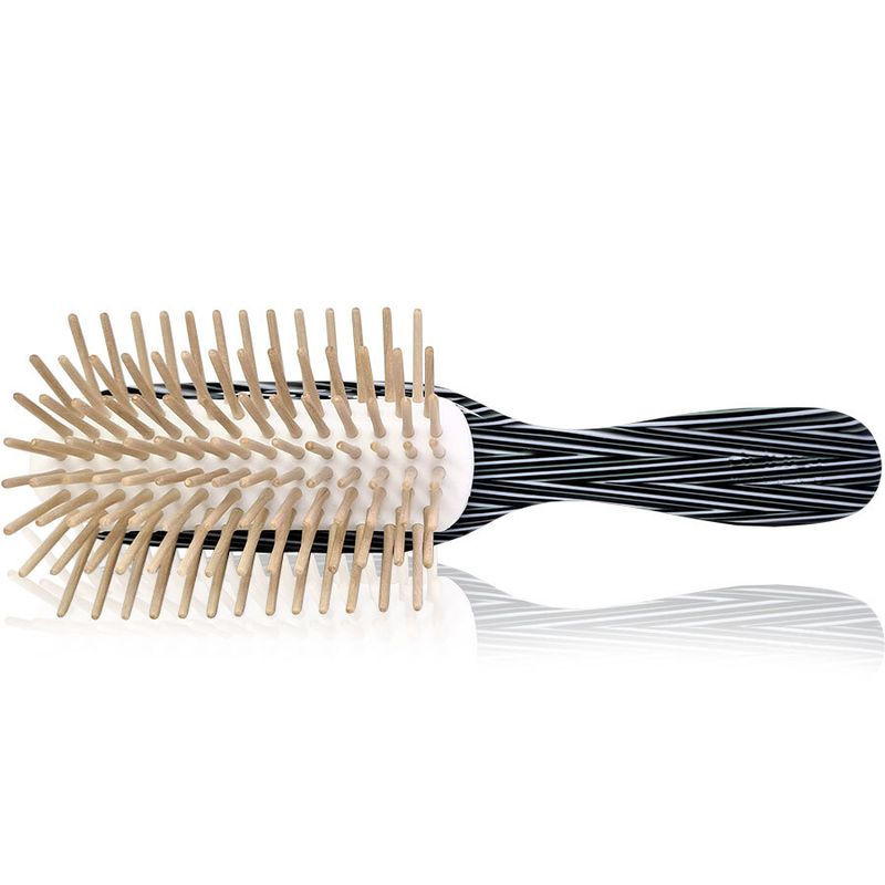 Spazzola Capelli / Bürste Rhodoid grande / groß Salt &amp; Pepper