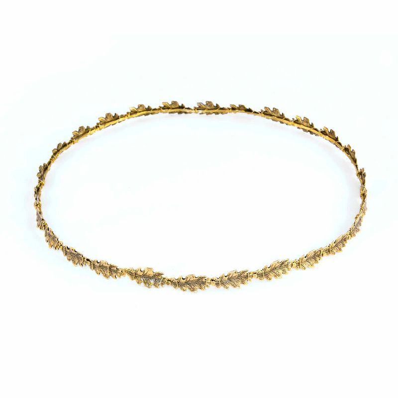 Haarkranz Thin Oak Gold