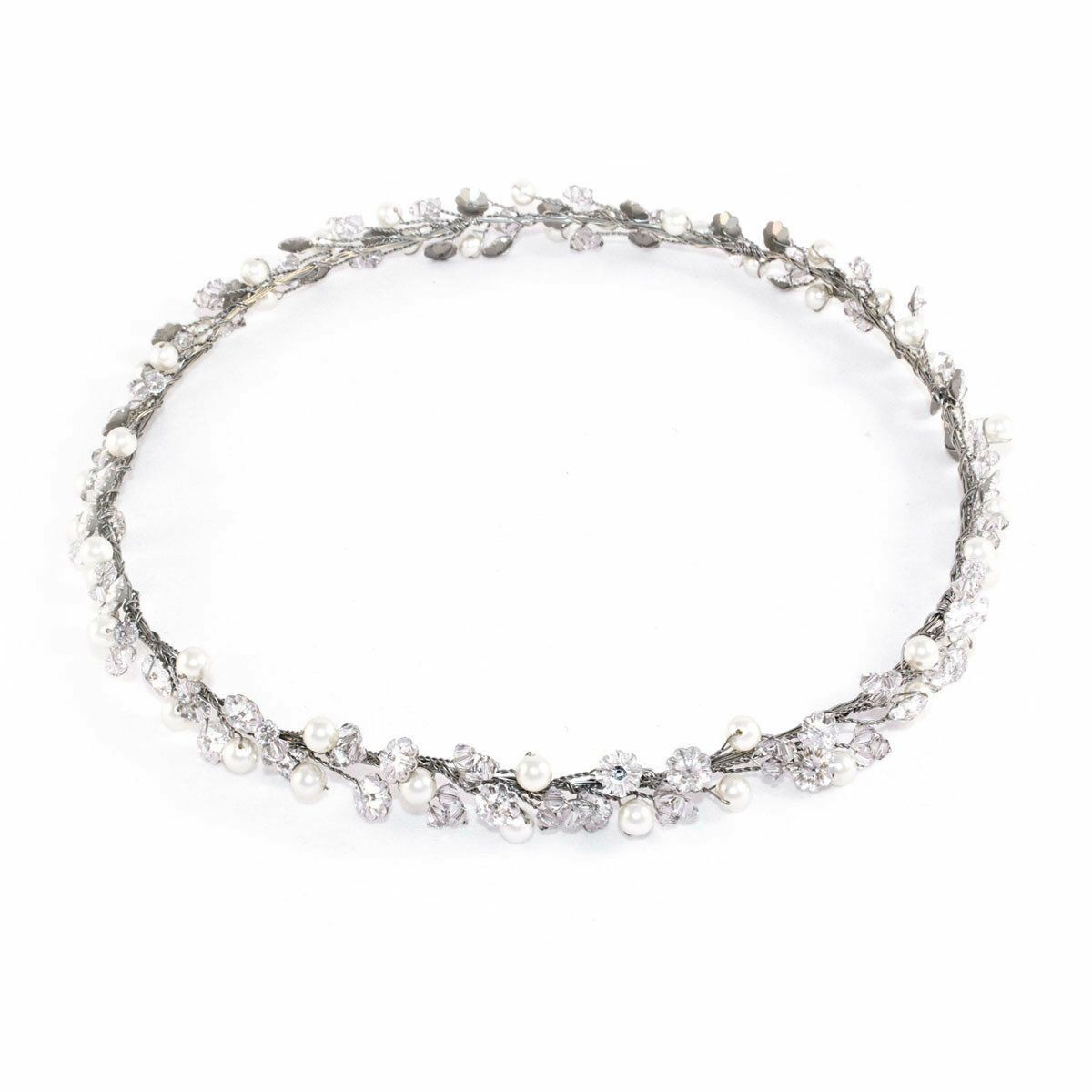 Haarkranz Kourtney Silver