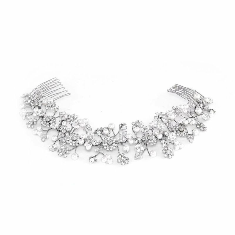 Haarkamm Aurora Silber