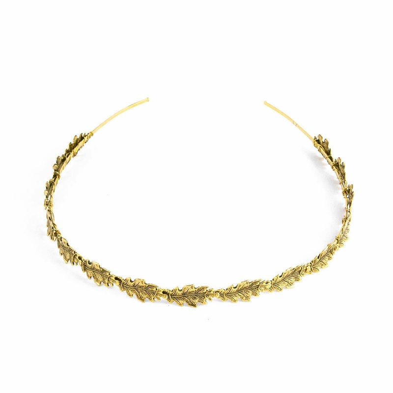 Haarreif Thin Oak Gold