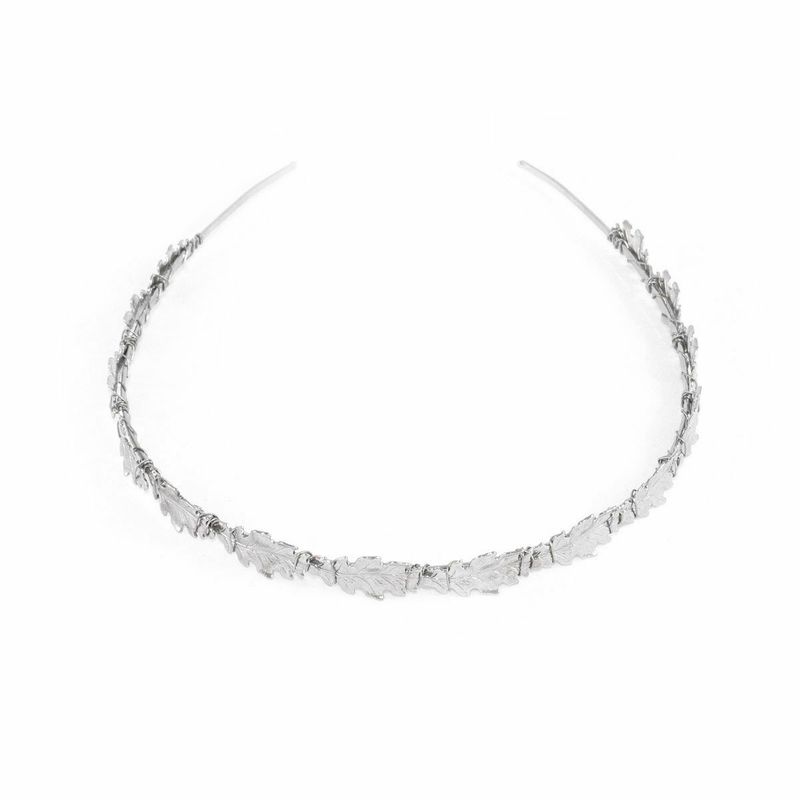 Haarreif thin Oak silber