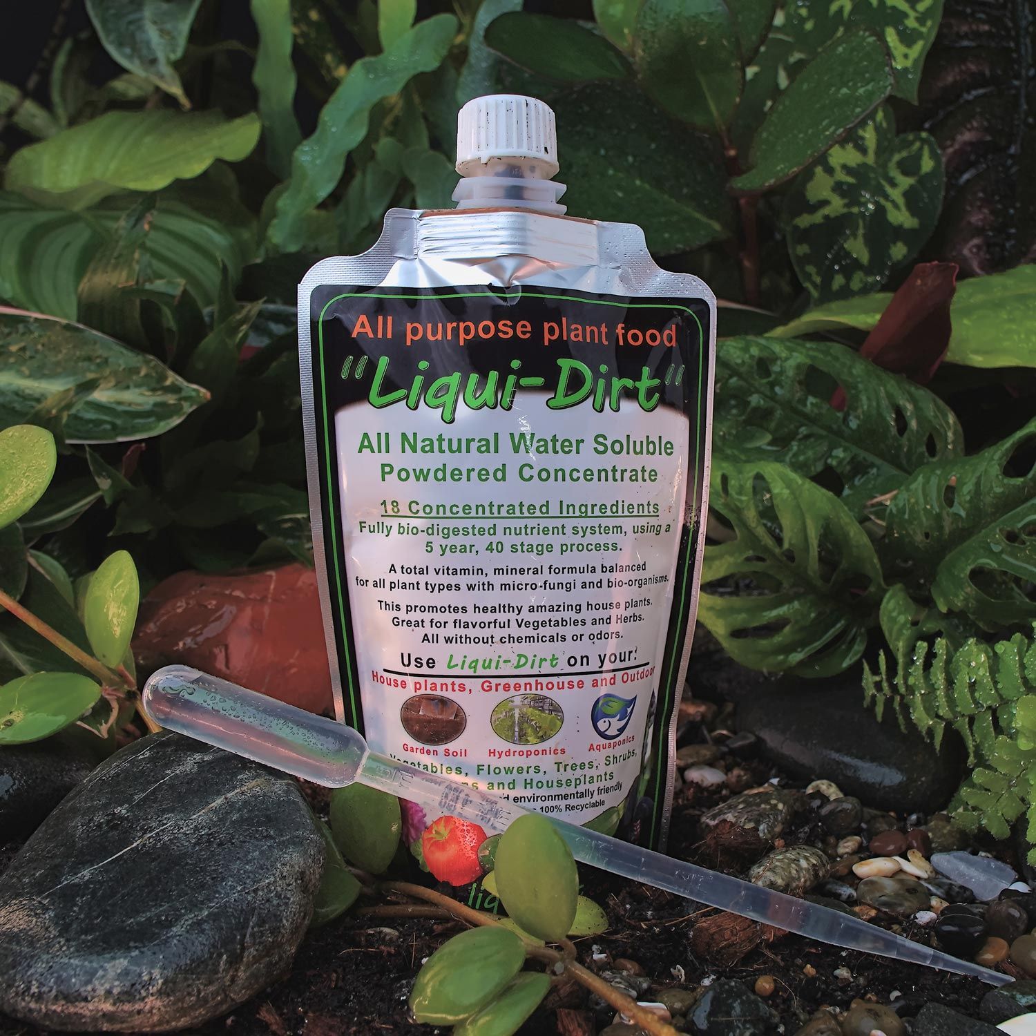 Liqui-Dirt All Purpose Plant Food - 8oz. Bottle Makes 50 Gallons