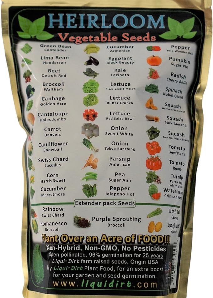 Heirloom Vegetable Seeds