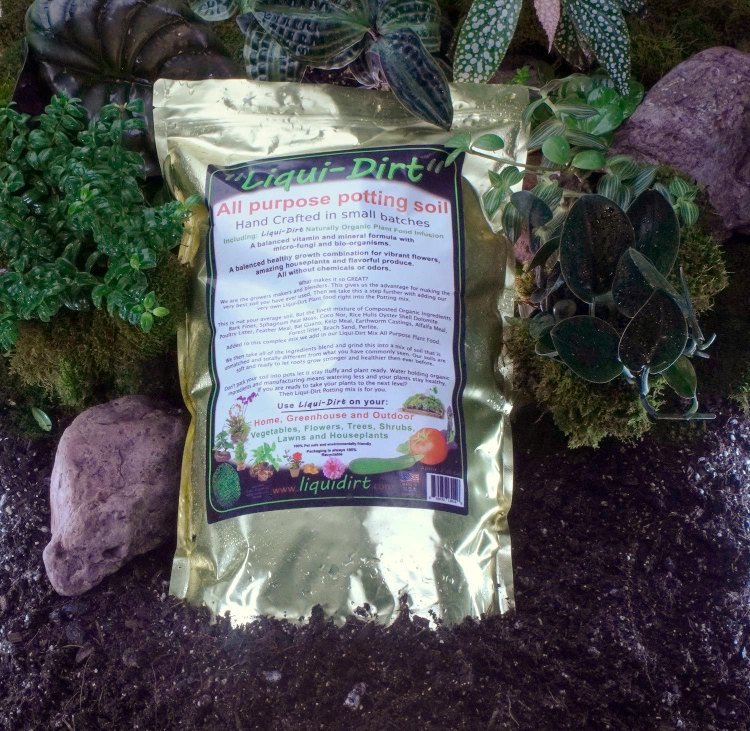 Liqui-Dirt All-Purpose Potting Soil - 2 Gallon