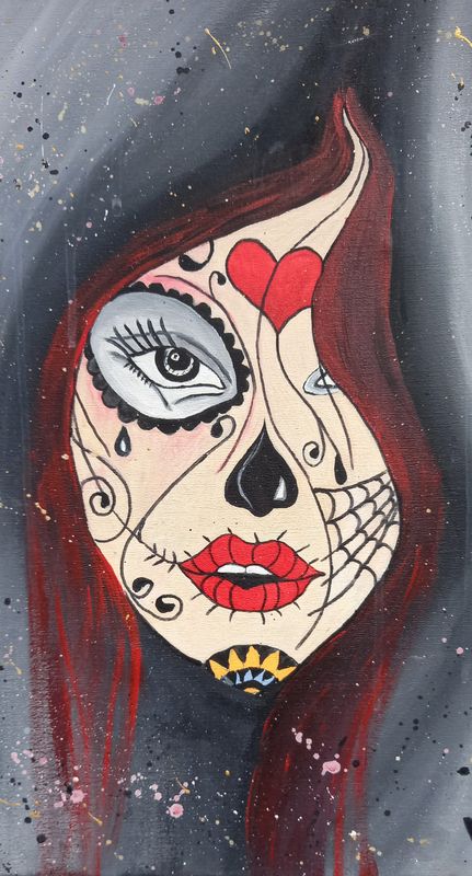 CUADRO. Pintura a mano figurativa