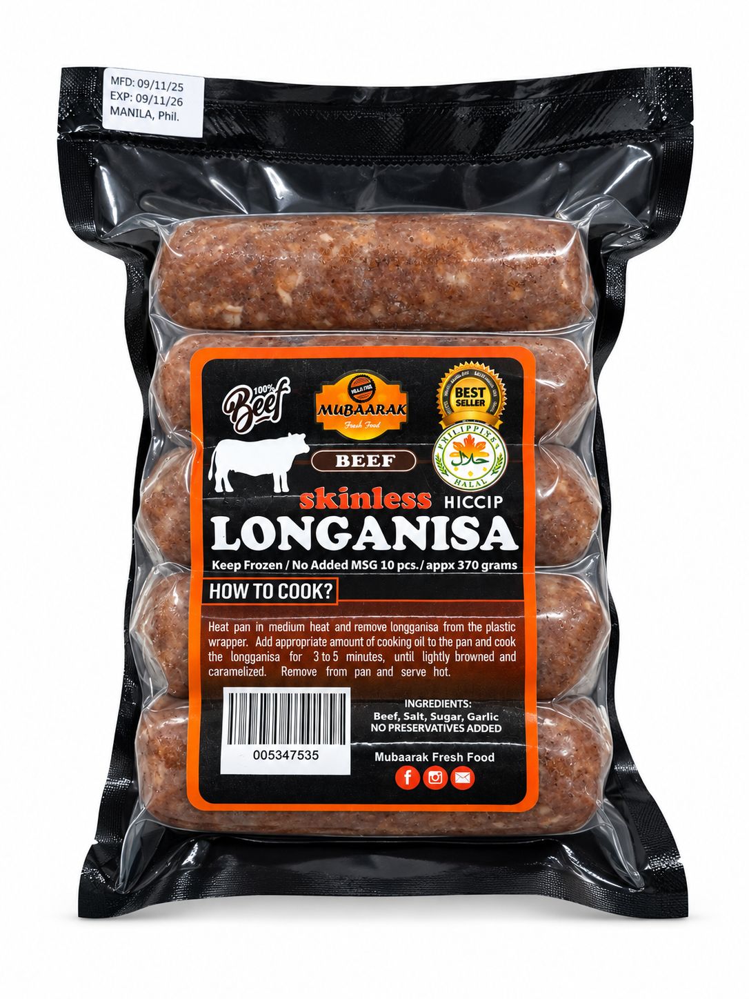BEEF LONGANISA
