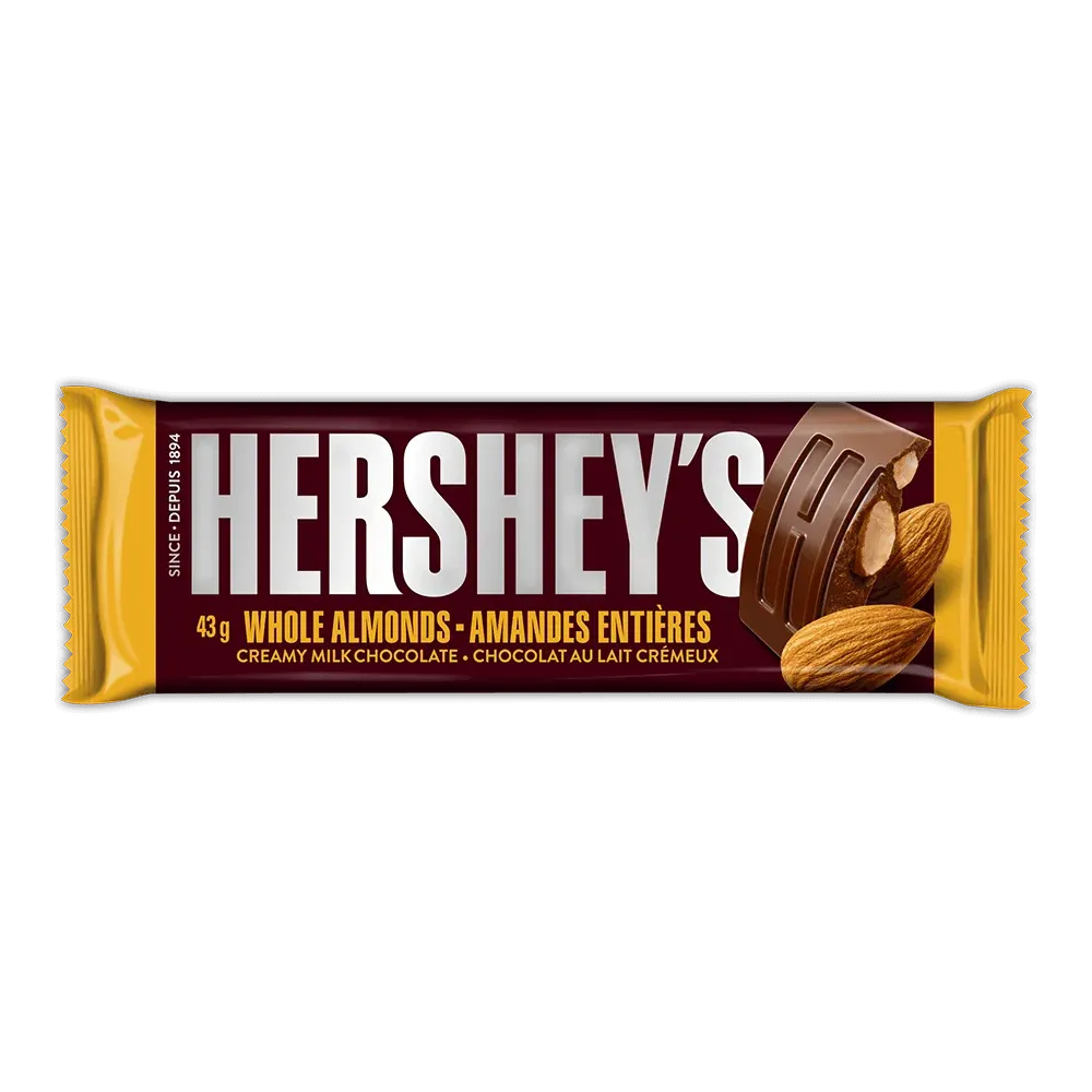 Hershey&#39;s Milk Chocolate With Whole Almonds