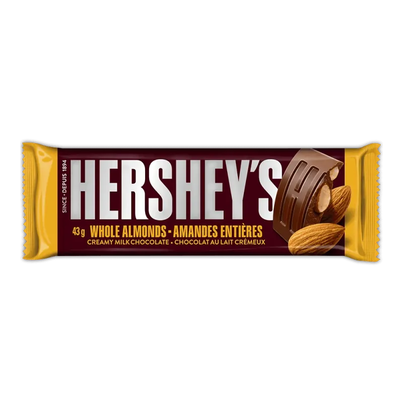 Hershey&#39;s Milk Chocolate With Whole Almonds