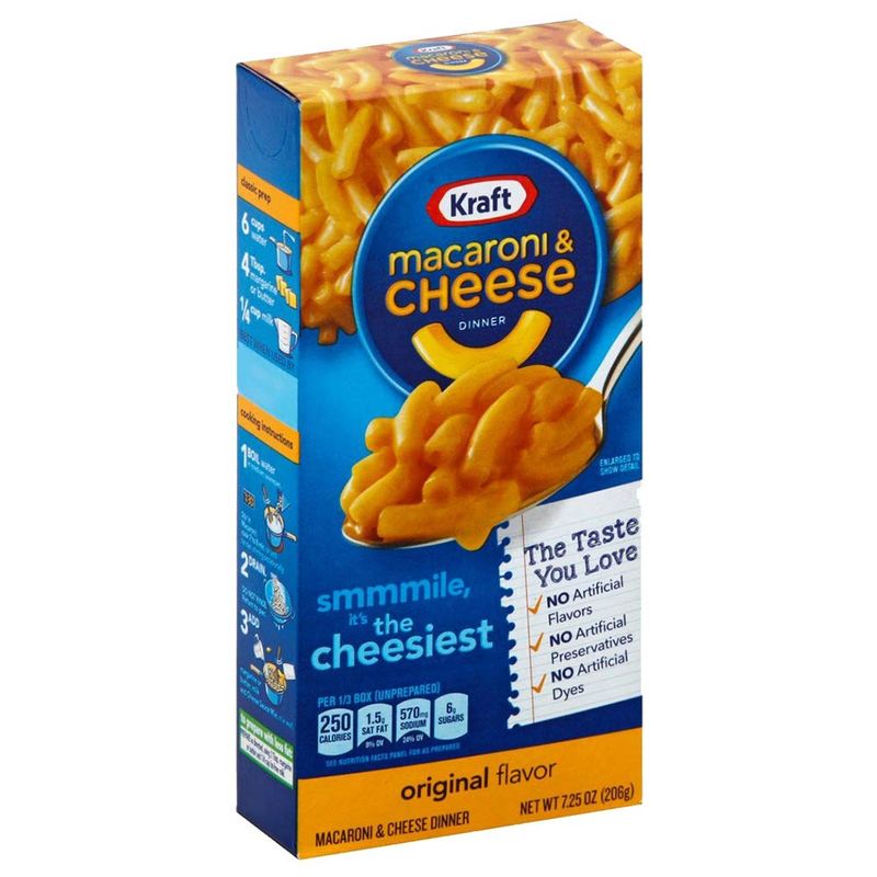 Kraft Mac &amp; Cheese Original Flavor, 206 g