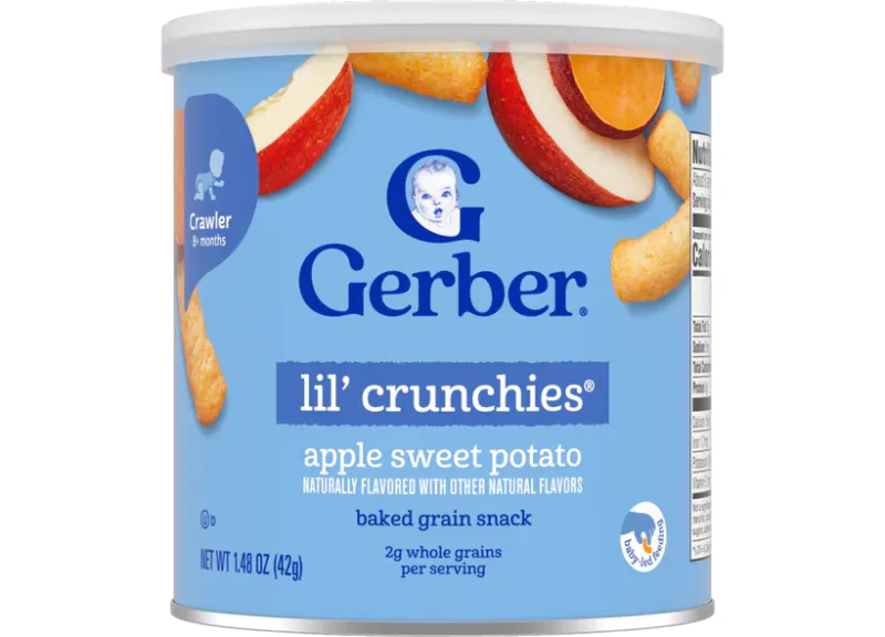 Gerber Lil&#39;Crunchies Apple Sweet Potato (42G)