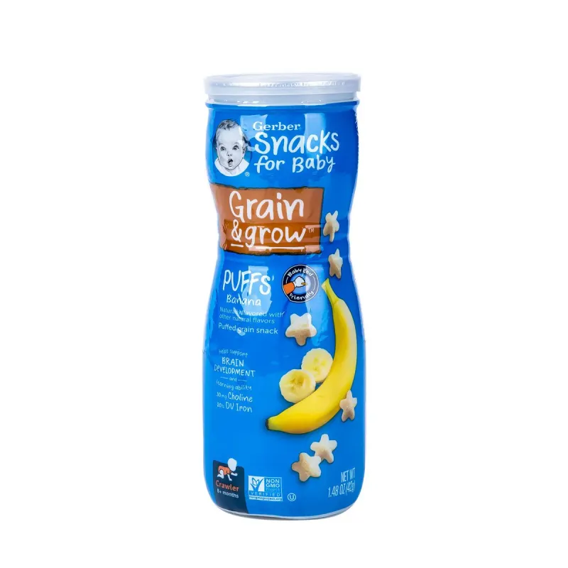 Gerber Snacks For Baby Grain &amp; Grow Banana 42 g