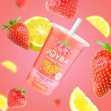 Joyba Bubble Tea Strawberry Lemonade Green Tea 355 ml