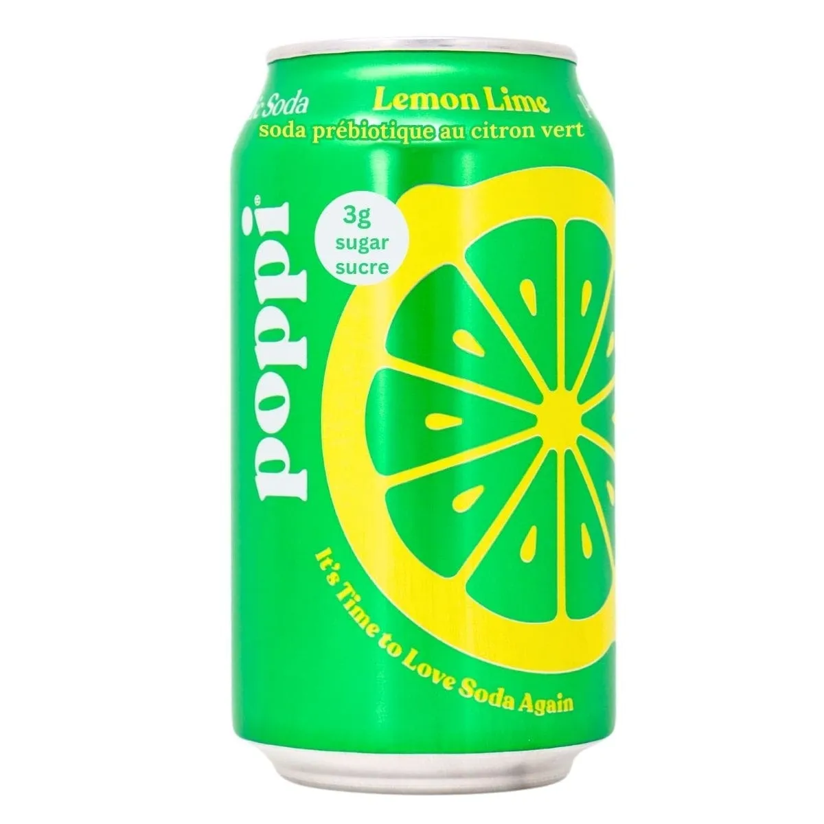 Poppi Lemon Lime Prebiotic Soda ,355ml