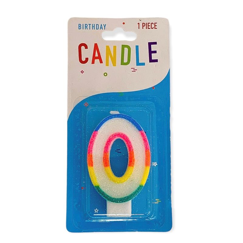 Alef Birthday Candle N.0