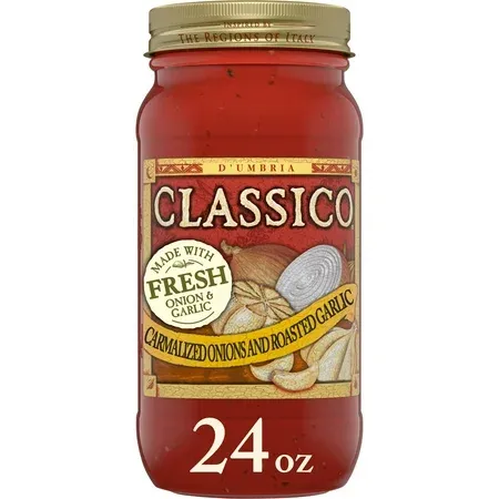Classico Pasta Sauce Caramelized Onion &amp; Roasted Garlic  (680g)