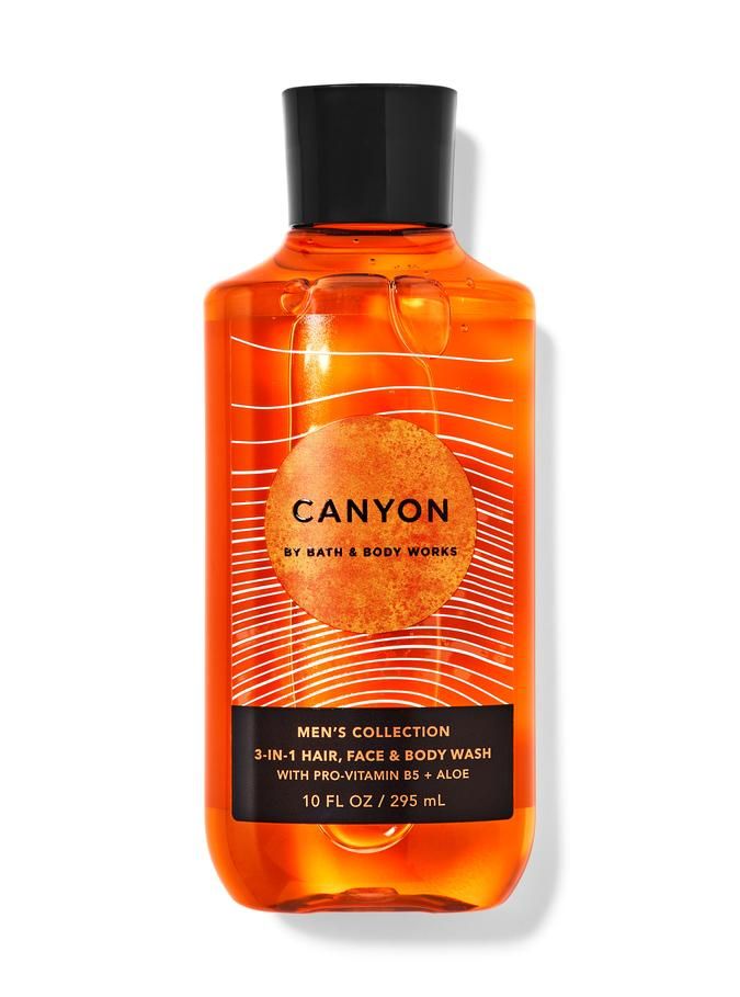 B&amp;B works / 3in1 hair face body wash Canyon10 Oz