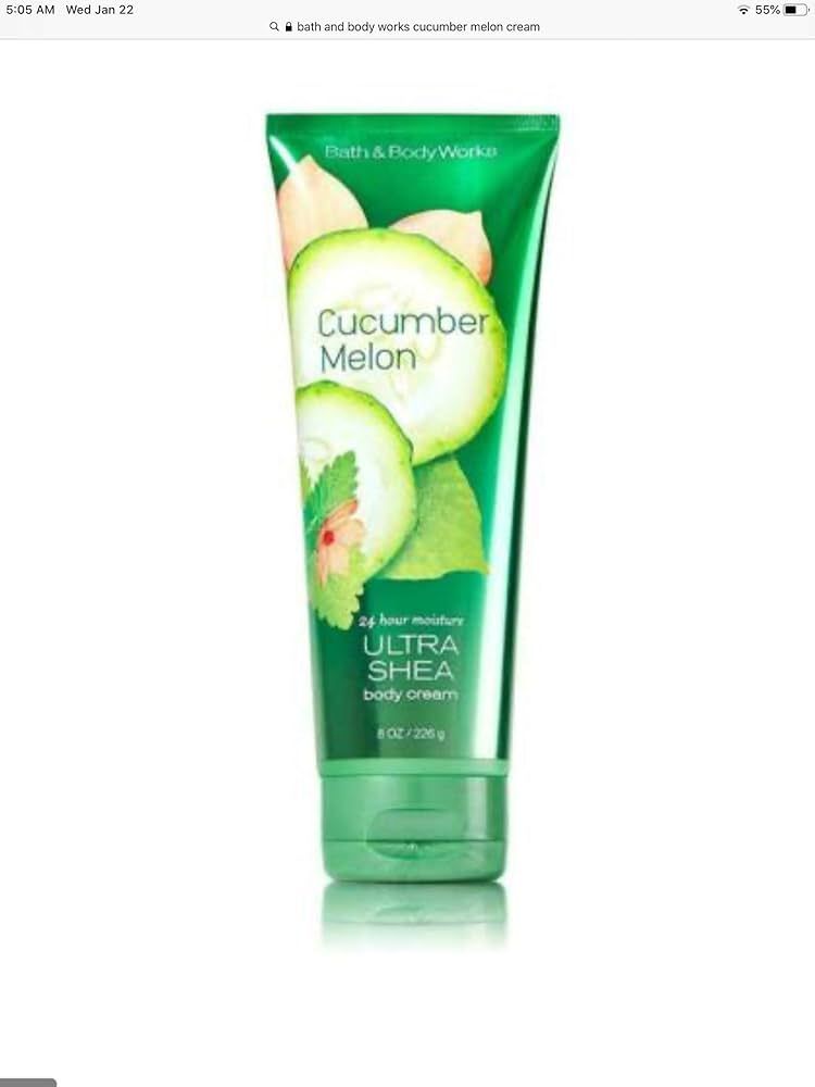 B&amp;B Works / Body Cream Cucumber Melon 8 Oz